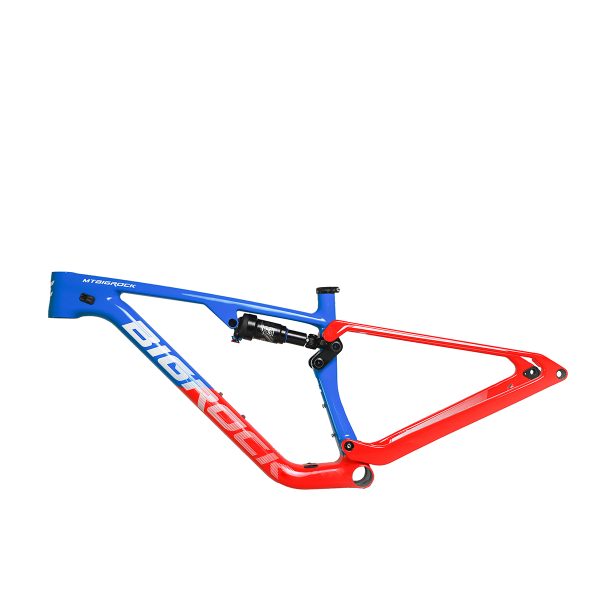 Bigrock carbon Frame Full Carbon Fiber XC Off road Soft Tail 29 inch 148 Barrel Axle Mountain Bike Frame Full internal cable disc brake