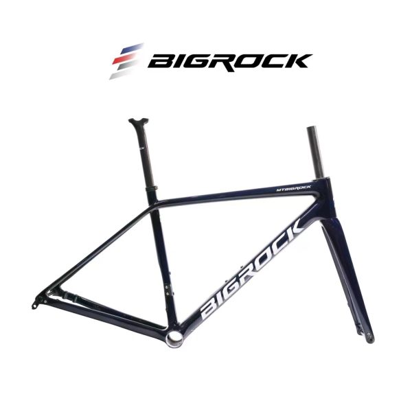 Bigrock  700C Carbon Fiber Road Bike Frame TEAM Edition Ultra Light High Modulus Carbon Fiber Disc Brake Version