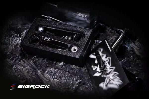Bigrock  RS carbon fiber road crank 110bcd 160mm/ 165mm/ 167.5mm/ 170mm/ 172.5mm titanium alloy axle 24 axis